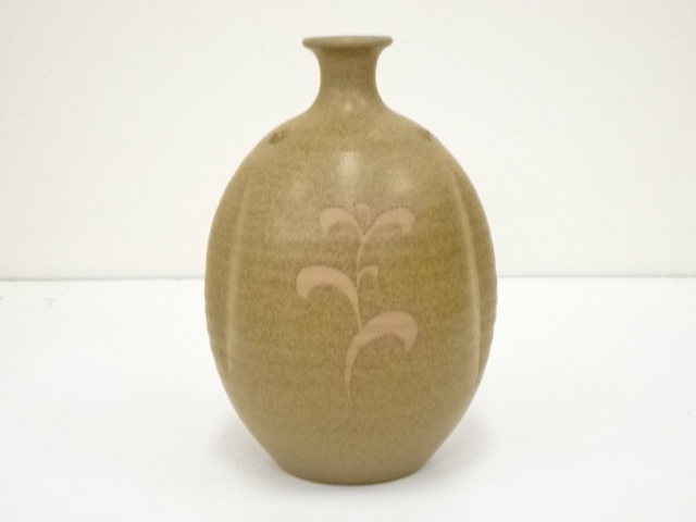 道具 ] - 道具 京焼 伊東慶造 柿釉羊文壷（共箱） | ネットショップ圭